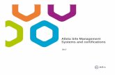 Albéa Site Management Systems and certifications ·  · 2017-09-25ISO9001 ISO14001 OHSAS18001 12 sites hold Pharma/Food specifications 45% 38% 17% Europe Americas Asia. Types of