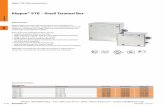 Weidmuller Klippon STB Small Terminal Box Enclosures · Klippon® STB – Small Terminal Box Steel enclosures ... ATEX / IECEx certificate IBExU 07ATEX1148 / IECEx IBE09.0019 * ATEX