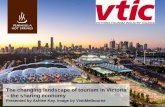 The changing landscape of tourism in Victoria the sharing … · The changing landscape of tourism in Victoria ... Image by VisitMelbourne. Summary of my presentation • What is