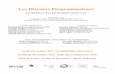 Les Discours Programmateurs - ens-lyon.fr · Georges Kleiber Discours ... La sémantique du prototype, Paris, P.U.F., ... Foreign Languages and Cultures in Theory and Practice, Faculty