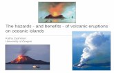 The hazards - and benefits - of volcanic eruptions on ...dgeist/Chapman/Cashman_Galapagos... · The hazards - and benefits - of volcanic eruptions ... mobile central crust ... and
