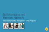 Staff Attendance and Protected Absencespersweb.lausd.net/oetrain/bsfs/assets/Staff Attendance and... · Staff Attendance and Protected Absences Integrated Disability Management (IDM)