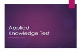 Applied Knowledge Test - West Cambs - About Uswestcambs.org/files/akt/AKT-infoPresentation.pdf ·  · 2015-11-12MCQ or single word answer ... ethics and legal issues ... Business
