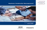 Business Continuity Management - gov.uk · Business Continuity Management (BCM) is based on the principle that it is the key responsibility of an organisation’s directors to ensure