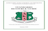 STANDARDS RESOURCE GUIDE - xa.yimg.com Kappa Alpha Sorority, Incorporated 5656 South Stony Island Avenue Chicago, Illinois60637 2010 i. TABLE OF CONTENTS ALPHA KAPPA ALPHA SORORITY,INCORPORATED