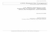 CRS Report for Congress Research Service ˜ The Library of Congress CRS Report for Congress Received through the CRS Web Order Code RL32758 U.S. Military Operations in the Global War