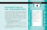 Chapter 1 Essentials of Geometry - Hicksville High … 1 ESSENTIALS OF GEOMETRY ... Geometry is the branch of mathematics that defines and relates the basic ... Qualities of a Good
