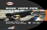 BOSS HDPE PIPE - Armtecfiles.armtec.com/Downloads/Categories/Drainage-Solutions/BossBro_Q...BOSS HDPE PIPE Design and ... Load cycles N A b r a s i o n (m m) Asbestos cement pipe Fibre