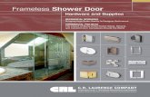 Frameless Shower Door - Specifier · A crlaurence.co.uk | Worldwide Manufacturer and Supplier A nISO9 01:2 8 Cert if d ompa y Glazing, Railing, Architectural, Construction, Industrial,