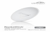 airMAX Carrier Class 2x2 PtP Bridge Dish Antenna · Introduction Thank you for purchasing the Ubiquiti Networks ™ RocketDish , an airMAX™ Carrier Class 2x2 PtP Bridge Dish Antenna.