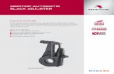 MERITOR AUTOMATIC SLACK ADJUSTER · Meritor Automatic Slack Adjuster Meritor’s unique design keeps brakes in constant adjustment while eliminating the need for frequent under-the-truck