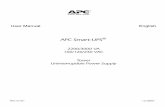 APC Smart-UPS - APCGuard.com … ·  · 2015-04-20APC Smart-UPS 2200/3000 VA 100 ... Tower Uninterruptible Power Supply User Manual English. Smart-UPS 2200/3000 VA 100/120/230 VAC