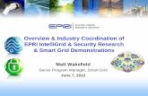 Overview & Industry Coordination of EPRI IntelliGrid & Security … ·  · 2012-09-05Overview & Industry Coordination of EPRI IntelliGrid & Security Research ... security, scalability.
