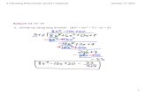 3-3 Dividing Polynomials- period 1.notebookedweb.tusd1.org/jdumes/Documents/Algebra 2/3-3 Dividing Polynomial… · 33 Dividing Polynomials period 1.notebook 2 October 17, 2014 Synthetic