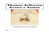 Thomas Jefferson Grows a Nation - Illinois AITC Booklets...Place 3-4 seeds of the same type on each cotton ball (or dip the cotton balls in the seeds to pick them up). You may want