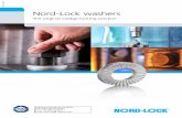 Nord-Lock washers - Jeysons Clutch, Brakes, Pneumatic ... · Regular nut M8 on bolt with Nord-Lock at 70% of yield point Regular nut M8 on bolt with extension socket, clamp length