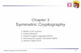 Chapter 3 Symmetric Cryptography - Distributed …NetSec/SysSec], WS 2007/2008 3.3 Symmetric Block Ciphers - Modes of Encryption General Remarks & Notation: A plaintext p is segmented