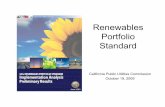 Renewables Portfolio Standard - IEEE Entity Web Hosting ... · 3 Presentation Overview üPurpose and Structure of the Renewables Portfolio Standard (RPS) Program • Current status