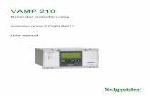 VAMP 210 manual - Schneider Electric Belgiquemt.schneider-electric.be/Main/Vamp/notices/v210_en_m… ·  · 2013-01-08VAMP 210 Generator protection relay Publication version: V210/EN