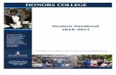 Honors College · Student Handbook 2016-17 Page 6 Return to Table of Contents Admission Requirements & Deadlines The CSU Honors College strives to bring together ...