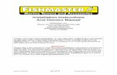 Fishmaster Folding T-Top Installation Instructions And ... · Fishmaster Folding T-Top . Installation Instructions . And Owners Manual. Fishmaster, Inc. Phone: 877-777-Tower or 678-679-1462