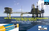 HPC for Engineering Simulation of Expandable Liner Hanger … · Agenda ! Introduction ! About Baker Hughes and Industry Challenges ! Expandable Liner Hanger System ! HPC Infrastructure