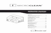OPERATOR MANUAL - Red-D-Arc Microclean Operator manual.pdfOPERATOR MANUAL i3 MicroClean Dry Ice ... magnetic, optical, manual or other, without the ... • NEVER use a wire tie to