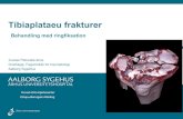 Tibiaplataeu frakturer - DOS · Journal of Orthopaedic Trauma. 2004; Volume 18(8): ... Fraktur distraktion og stabillisering Bløddelsskade mindskes Smertelindring . Hoved-Orto-Hjertecenter