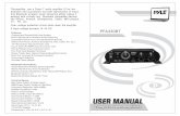 Pyle Car Audio & Electronics User Manual - CARiD.com amplifier use a Class-T audio amplifier IC for low distortion and acoustically accurate reproduction of music. And Bluetooth wireless