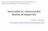 Successful vs. Unsuccessful Stories of Indian GIs - IPC-EUI · Successful vs. Unsuccessful Stories of Indian GIs ... companies using power looms in neighbouring Tamil Nadu; ... •Development