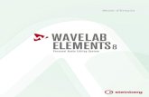 WaveLab Elements - Mode d’Emploidownload.steinberg.net/.../Manuals/WaveLab-Elements-fr-8.pdf · 84 Lecture 84 Barre de transport ... 223 Fenêtre Notes ... 291 Boucles 291 Mise
