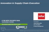 Innovation in Supply Chain Execution - …cdn.modexshow.com/seminars/assets-2016/1088.pdfIoT Requires Supply Chain Context and Analytics IoT live ... IoT Data •Truck GPS data ...