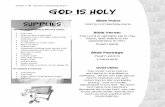 Week 7 God is Completely Pure God Is Holy - Clover Sitesstorage.cloversites.com/waipunachapel/documents/Kaboom Week 7 H… · Week 7 God is Completely Pure God Is Holy Supplies Obtain