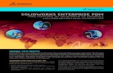 soLiDWorKs enTerPrise PDM - SolidWorks CAD, …® Enterprise PDM manages and synchronizes your design data across your entire product development team with a single, easily deployable