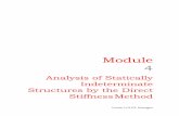 Lesson 24: Direct stiffness method: Truss Analysis Objectives After reading this chapter the student will be able to 1. Derive member stiffness matrix of a truss member. 2. Define