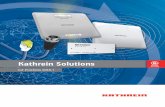 2018-1 Kathrein Solutions IoT Portfolio website with ... in the CrossTalk IoT application layer and ... Bluetooth – RRU 4560 – RRU 4560 2G/3G – RRU 4570 – RRU 4570 PoE+ PoE