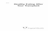 Healthy Eating After Your Transplant - Nova Scotia … eating after your transplant can help control ... skin, lard, butter, ... • Vegetables in cream or cheese sauces