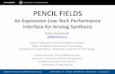 PENCIL FIELDS - Göteborgs universitet · ACADEMY OF MUSIC AND DRAMA |  DEPARTMENT OF APPLIED INFORMATION TECHNOLOGY |  Me… • Composer • Improviser