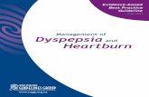 Heartburn and Dyspepsia Management of - Ministry of … · Guideline on the use of proton pump inhibition (PPI) in the treatment of dyspepsia. National Institute for Clinical Excellence,