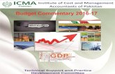 ICMA Pakistan’s Budget 2016 - icmap.com.pk€¦ · ICMA Pakistan’s Budget 2016-17 Commentary PREFACE ... Muhammad Iqbal Ghori, FCMA President-Institute of Cost and Management