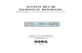KORG M3-M SERVICE MANUAL - Log Indealers.korgusa.com/svcfiles/M3-M_SManual.pdf ·  · 2007-04-20KORG M3-M SERVICE MANUAL ... 4 210 LCD Plate 4210 Pad Frame 4210 Hook ... 4210 DIMM