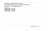 User manual and Installation instructions RIVA COMPACT Compact... · User manual and Installation instructions RIVA COMPACT Models ... engineer before lighting up the boiler. ...