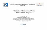 Tensile/Tension Test – Advanced Topicsfaculty.uml.edu/.../CIVE.3110_LN02_TensileTest_AdvancedTopics.pdf · Tensile/Tension Test – Advanced Topics – Tzuyang Yu Associate Professor,