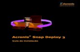 Acronis Snap Deploy User Guide - advantage.inf.br · 1. O que é o Acronis ... 8. Extrair os componentes do Acronis Snap Deploy..... 14 2 ...