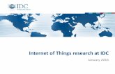 Internet of Things research at IDC - IDC CEMAimages.idc-cema.com/mail-image/1148374/idc_iot_research_overview... · IDC’s Main IoT programs IoT Spending Guide by Vertical Market