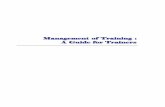 Management of Training : A Guide for Trainers · Training methodologies for human resource development besides ... Multimedia for effective training ... Qualitative or quantitative