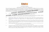 ADDITIONAL TERMS AND CONDITIONS - IMN TERMS AND CONDITIONS radio spots, TV spots, etc. unless otherwise authorized in writing by PRODUCER. CONTRACT RIDER ... services of GILBERTO GIL…