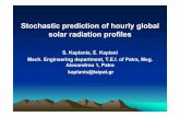 Stochastic prediction of hourly global solar radiation ...repository.edulll.gr/edulll/retrieve/11584/3740_Summer School... · Stochastic prediction of hourly global solar radiation