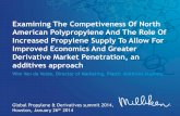 Examining The Competiveness Of North American ... … · Wim Van de Velde, Director of Marketing, Plastic Additives business Global Propylene & Derivatives summit 2014, Houston, January