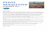 PEDAS NEWSLETTERpedas.org.uk/newsletter9_17.pdfPEDAS NEWSLETTER SEPTEMBER 2017 Editor’s Notes Greetings and welcome to your September Newsletter. Let’s shake out our overalls,